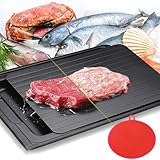 WDEC Schnelles Auftauen Tablett, Defrost Tray Magische Auftauplatte Auftauen...