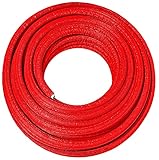 50 Meter Profi-Qualität Mehrschichtverbundrohr Außendurchmesser 16,0 x Wandstärke 2,0 mm rot isoliert für Trinkwasser Rohr Leitung Heizung Kühlung Fußbodenheizung