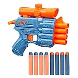 NERF Elite 2.0 Prospect QS-4 Blaster, 8 NERF Elite Darts, 4-Dart Blaster, fest...