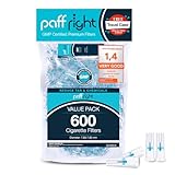 Paffright 600 Zigarettenfilter Aufsatz, Filter Zigaretten, Anti Teerfilter für...