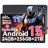 TABWEE W90 Android 15 Tablet 11 Zoll - 24GB RAM+256GB ROM, FHD Großes Display...