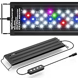 SEAOURA Aquarium LED Beleuchtung, Vollspektrum Aquarium Licht mit Timer Auto...