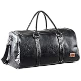 Reisetaschen Herren Leder Wasserdicht Weekender Tasche Großen Kapazität...