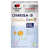 Doppelherz system OMEGA-3 family Gel Tabs – Enthält 180 mg DHA, ein Baustein...