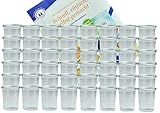 MamboCat 48er Set Weckgläser Sturzglas 160 ml I Original Weck Sturzglas...