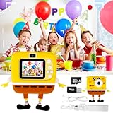 Kinderkamera, Kamera 1080P 2,0-Zoll-Bildschirm Kamera Kinder mit 32GB SD-Karte...