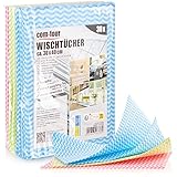 com-four® 30x Wischtuch - Wiederverwendbare Reinigungstücher für Küche, Bad...