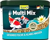 Tetra Pond Multi Mix - Fischfutter für gemischten Teichbesatz, enthält vier...