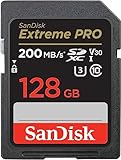 SanDisk Extreme PRO SDXC UHS-I Speicherkarte 128 GB (V30,...