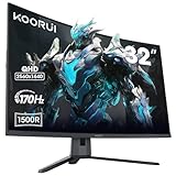 KOORUI Curved Gaming Monitor 32 Zoll, UltraWide QHD 2560x1440P 170Hz 1500R VA...