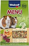 Vitakraft Menü Vital, Meerschweinchen Futter, mit Apfel, mit Kürbis, mit Roter...