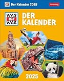 WAS IST WAS Der Kalender Tagesabreißkalender 2025 - Kinderkalender:...