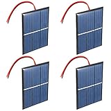 GTIWUNG 4 Stück 1.5V 0.65W 60X80mm Mikro-Mini-Solar-Panel-Zellen...