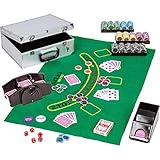 GAMES PLANET Ultimate Pokerset Deluxe, 300er BZW. 600er Edition, 12 Gramm...