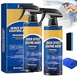 2 Stück Quick Effect Coating Agent for Car, 3-in-1 Hochschutz Nano Keramik...