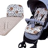 BabyLux SITZAUFLAGE für Kinderwagen Buggy Sitzeinlage Kinderwagenauflage (S129....
