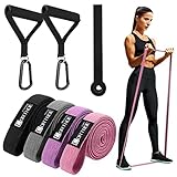 CORTNOE Assisted Pull Up Bands Set - Klimmzugband Set Lang Widerstandsband...