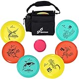 Sportneer Disc Golf Scheiben Set, DiscGolf Starter Set Putter Midrange Driver...