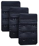 Chanie Damen Packung mit 3 Weich Komfortabel Erweiterung 2 Haken...