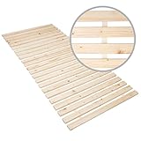 Panorama24 Rollrost Premium 70x200 (23 Latten) Rolllattenrost Lattenrost...