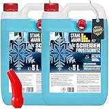 STAHLMANN® Scheibenfrostschutz 2x5 L [MADE IN EUROPE] - Scheibenfrostschutz...