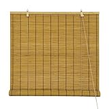 Victoria M. Bambusrollo Sonnenschutz Sichtschutz Rollo Seitenzugrollo, für...