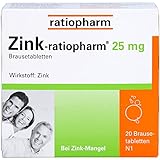 Zink-ratiopharm 25 mg, 20 St