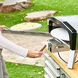EROMMY Gas Pizzaofen mit automatischer Drehfunktion,500 Grad 20 Zoll (50,8 cm)...