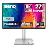 BenQ PD2730S 27Zoll 5K-Monitor, 90W Thunderbolt 4, 218 PPI, 98% P3, 2000:1...