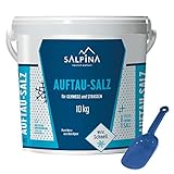 1 x SALPINA Auftausalz 10kg im Eimer | hochwirksames und schnellwirkendes...