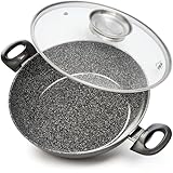 STONELINE Ceramic Servierpfanne 28 cm Hoher Rand Keramikpfanne Induktion...