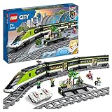 LEGO City Personen-Schnellzug, Set mit ferngesteuertem Zug, Eisenbahn-Spielzeug...