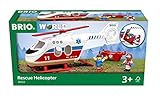 BRIO 36022 Rettungshubschrauber - Eisenbahnzubehör Holzeisenbahn, Spielzeug ab...