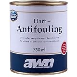 AWN Hart Antifouling Hartantifouling für Boot und Yacht 0,75L (Schwarz)