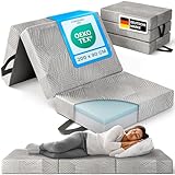 gurkler® Komfort Klappmatratze 90 x 200 x 15 cm - Gästebett und Faltmatratze...