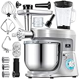 KESSER® 3 in 1 Universal Küchenmaschine K-KM 3000 mit Fleischwolf Knetmaschine...