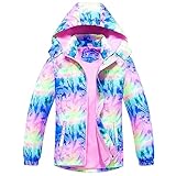 AIWUHE Softshelljacke Mädchen Regenjacke Kinder Winterjacke Übergangsjacke Mit...
