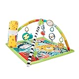 Fisher-Price 3-in-1 Rainforest Spieldecke für Babys, Spielmatte und sensorische...