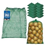 KOTARBAU® 10er Set Raschelsack - Kartoffelsack - 35 x 50 cm - Obstsack - 5 kg -...