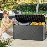 Koll Living Gartenbox mit 270 Liter Fassungsvermögen - wetterfester Stauraum,...