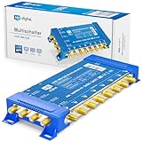 hb-digital 5/8 Multischalter mit externem Netzteil für 8 Teilnehmer und 1...
