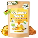 He-Ju Bio Goldene Milch Classic, 150g (30 Portionen), Kurkuma Latte Pulver mit...