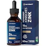 Zink Tropfen | 15mg Premium Ionisches Zink-Sulfat pro Tagesdosis | Premium Ionic...