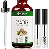 Kanzy Rizinusöl Bio Kaltgepresst 100% Rein, Organic Castor Oil for Hair Growth...