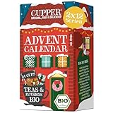 Cupper Bio Tee Adventskalender 2025, Geschenk Weihnachten, Weihnachtskalender...