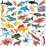 Pinowu Unterwasser Tiere Spielzeug Meerestier-Set für Partyartikel (36 Stück),...