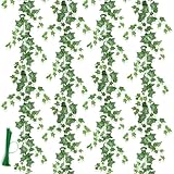 4 Stück Künstliche Efeu Girlande 1,8M, Künstlicher Ranken Hängepflanze mit...