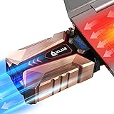 KLIM Cool - Notebook-Kühler aus Metall - NEU 2023 - Der Stärkste - Vakuum USB...