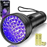 Vansky UV Schwarzlicht Taschenlampe mit 51 LEDs | UV Lampe Haustiere...