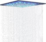 JUNSOTTOR 30 * 30cm Luxus LED Regendusche Einbau-Duschkopf Deckenbrause Quadrat...